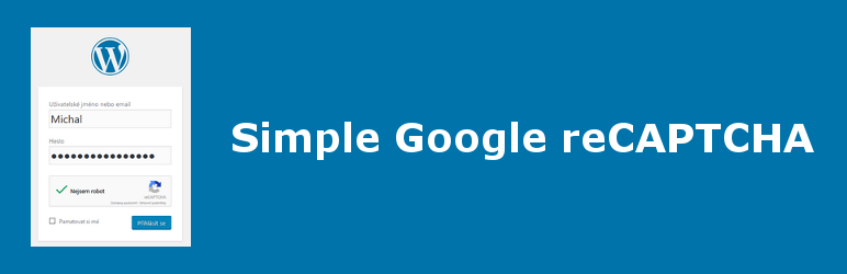 Simple Google ReCAPTCHA Preview Wordpress Plugin - Rating, Reviews, Demo & Download