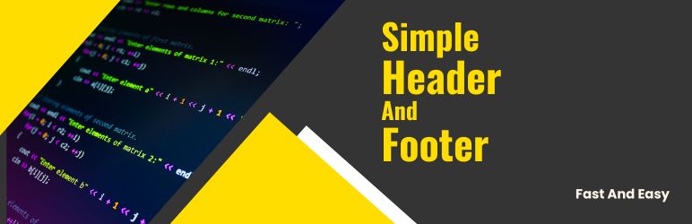 Simple Header And Footer Preview Wordpress Plugin - Rating, Reviews, Demo & Download