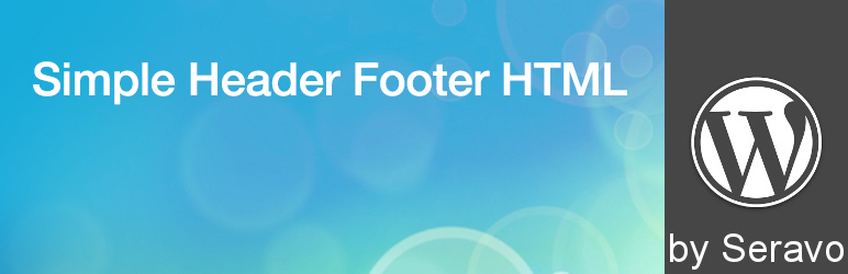 Simple Header Footer HTML Preview Wordpress Plugin - Rating, Reviews, Demo & Download