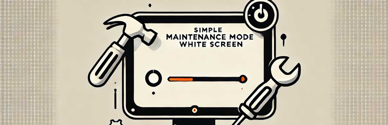 Simple Maintenance Mode White Screen Preview Wordpress Plugin - Rating, Reviews, Demo & Download