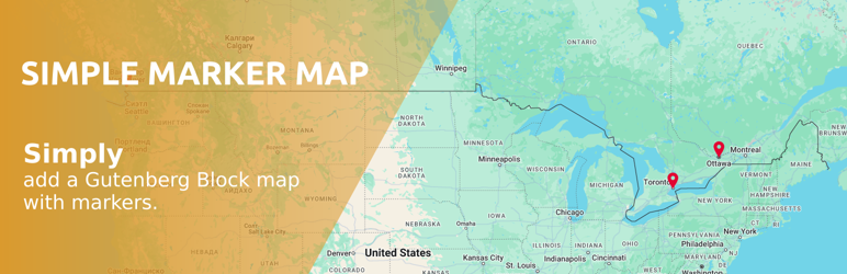 Simple Markers Map Preview Wordpress Plugin - Rating, Reviews, Demo & Download