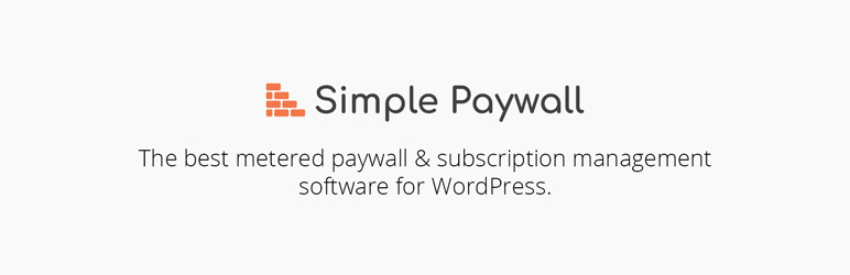 Simple Paywall – The Best Metered Paywall Plugin for Wordpress Preview - Rating, Reviews, Demo & Download
