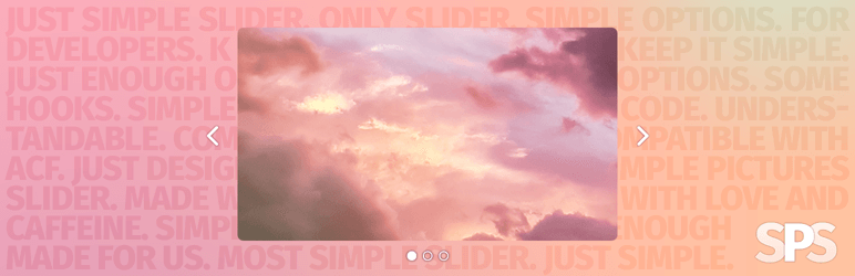 Simple Pictures Slider Preview Wordpress Plugin - Rating, Reviews, Demo & Download