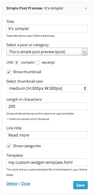 Simple Post Preview Preview Wordpress Plugin - Rating, Reviews, Demo & Download