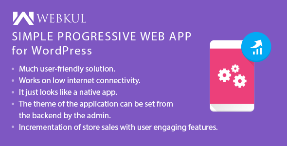 Simple Progressive Web App ( PWA ) Plugin for Wordpress Preview - Rating, Reviews, Demo & Download