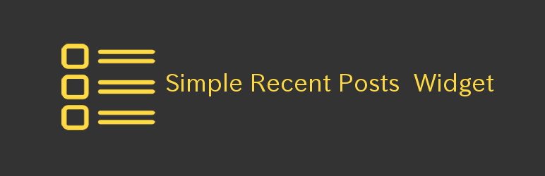 Simple Recent Posts Widget Preview Wordpress Plugin - Rating, Reviews, Demo & Download