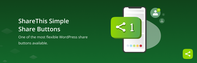 Simple Share Buttons Adder Preview Wordpress Plugin - Rating, Reviews, Demo & Download