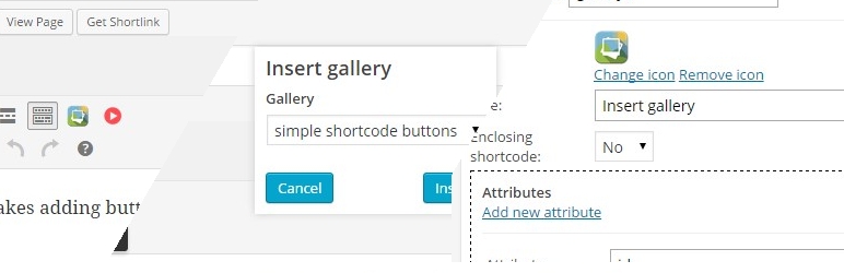 Simple Shortcode Buttons Preview Wordpress Plugin - Rating, Reviews, Demo & Download