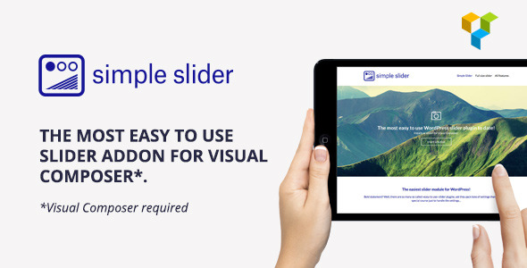 Simple Slider – The Easiest Slider For Visual Composer Preview Wordpress Plugin - Rating, Reviews, Demo & Download