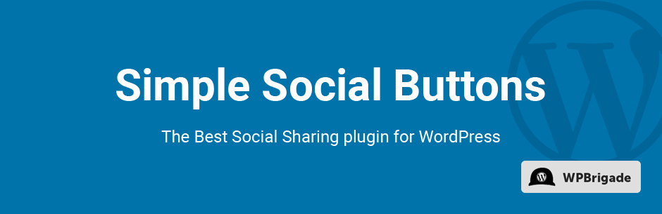 Simple Social Media Share Buttons – Social Sharing For Everyone Preview Wordpress Plugin - Rating, Reviews, Demo & Download