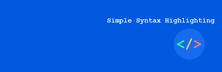 Simple Syntax Highlighting Preview Wordpress Plugin - Rating, Reviews, Demo & Download