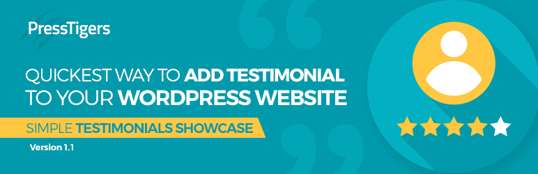 Simple Testimonials Showcase Preview Wordpress Plugin - Rating, Reviews, Demo & Download