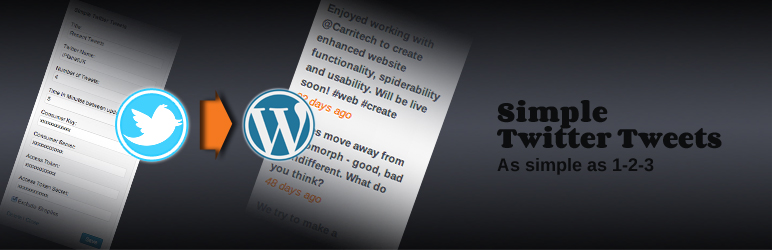 Simple Twitter Tweets Preview Wordpress Plugin - Rating, Reviews, Demo & Download