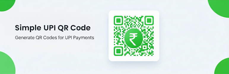 Simple UPI QR Code Preview Wordpress Plugin - Rating, Reviews, Demo & Download