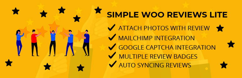 Simple Woo Reviews Lite Preview Wordpress Plugin - Rating, Reviews, Demo & Download