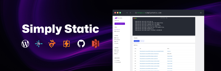 Simply Static – The WordPress Static Site Generator Preview - Rating, Reviews, Demo & Download