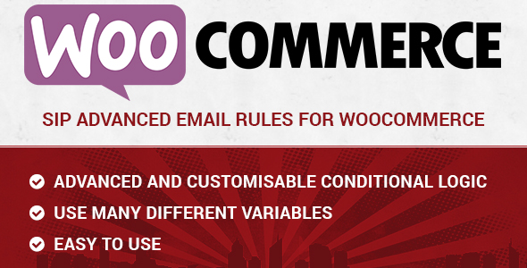SIP Advanced Email Rules For WooCommerce Preview Wordpress Plugin - Rating, Reviews, Demo & Download
