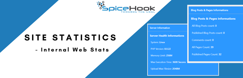 Site Statistics – Internal Web Stats Preview Wordpress Plugin - Rating, Reviews, Demo & Download