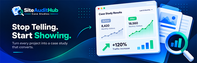 SiteAuditHub Case Studies Preview Wordpress Plugin - Rating, Reviews, Demo & Download
