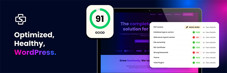 SiteCare Score Preview Wordpress Plugin - Rating, Reviews, Demo & Download