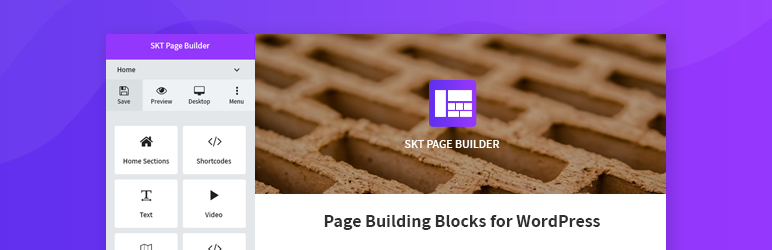 SKT Page Builder Preview Wordpress Plugin - Rating, Reviews, Demo & Download