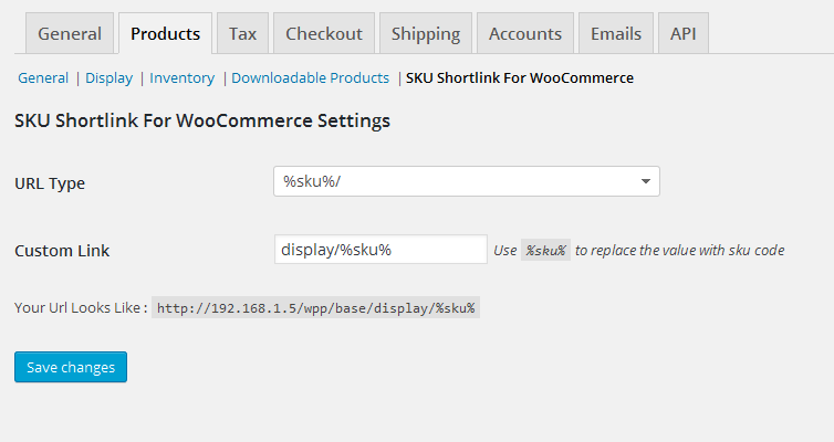 SKU Shortlink For WooCommerce Preview Wordpress Plugin - Rating, Reviews, Demo & Download