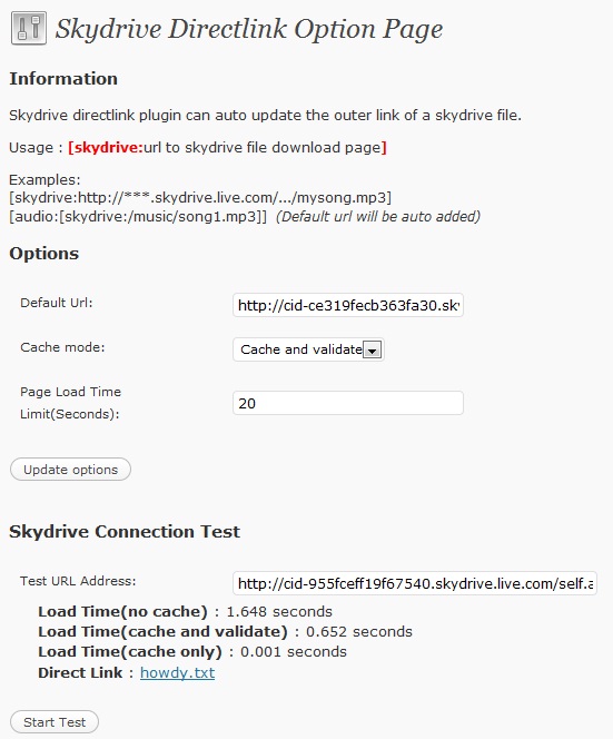 Skydrive Directlink Preview Wordpress Plugin - Rating, Reviews, Demo & Download