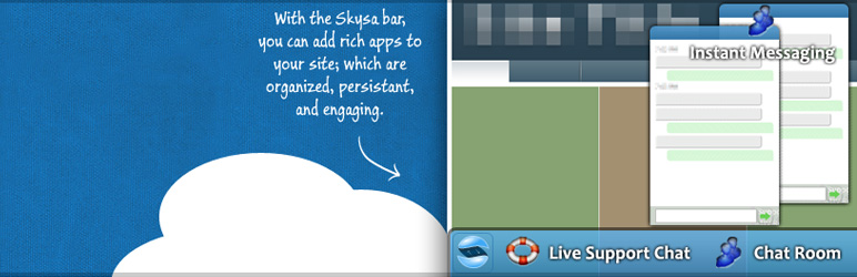 Skysa App Bar Integration Preview Wordpress Plugin - Rating, Reviews, Demo & Download