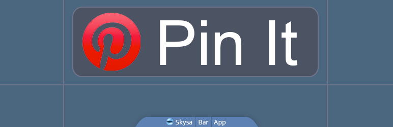 Skysa Pinterest “Pin It” App Preview Wordpress Plugin - Rating, Reviews, Demo & Download