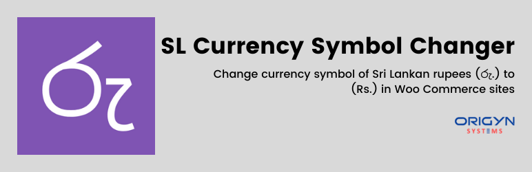 SL Currency Symbol Changer Preview Wordpress Plugin - Rating, Reviews, Demo & Download