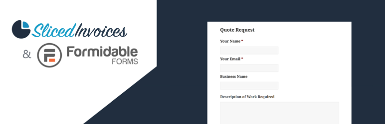 Sliced Invoices & Formidable Forms Preview Wordpress Plugin - Rating, Reviews, Demo & Download
