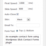 Slick Contact Forms