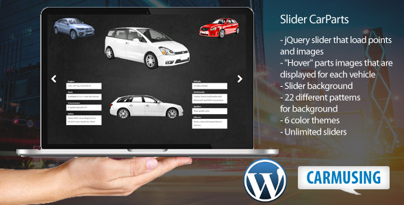 Slider CarParts Preview Wordpress Plugin - Rating, Reviews, Demo & Download