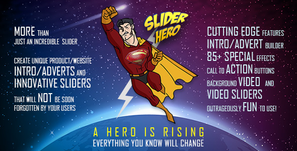 Slider Hero Preview Wordpress Plugin - Rating, Reviews, Demo & Download