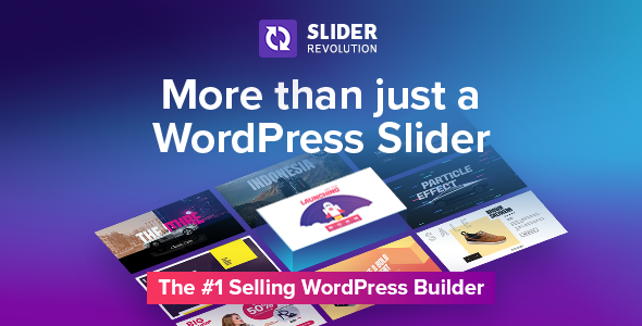 Slider Revolution Responsive WordPress Plugin Preview - Rating, Reviews, Demo & Download