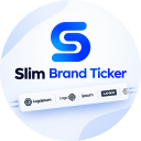Slim Brand Ticker – Brand, Icon, Logo Slider