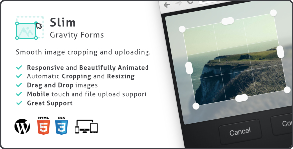 Slim Image Cropper For Gravity Forms Preview Wordpress Plugin - Rating, Reviews, Demo & Download