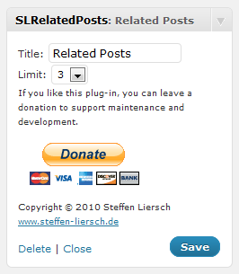 SLRelatedPosts Preview Wordpress Plugin - Rating, Reviews, Demo & Download