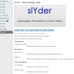 SlYder – Lightweight Wordpress Slider