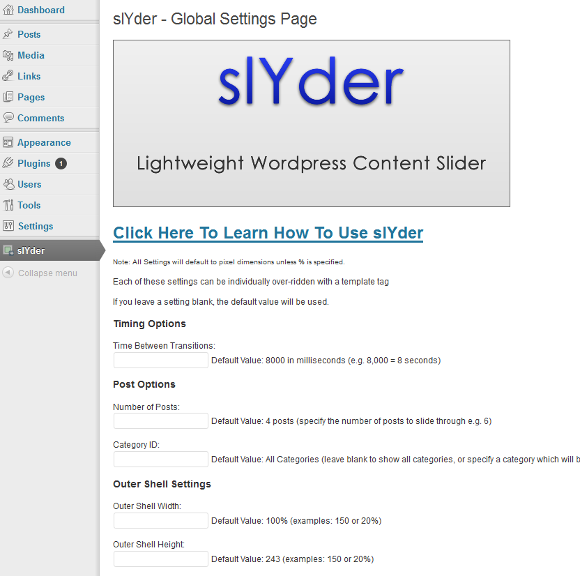 SlYder – Lightweight Wordpress Slider Preview - Rating, Reviews, Demo & Download