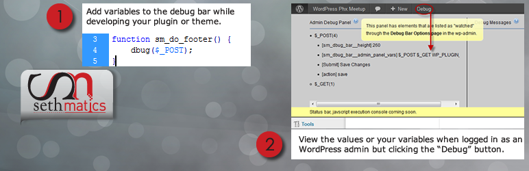 SM Debug Bar Preview Wordpress Plugin - Rating, Reviews, Demo & Download