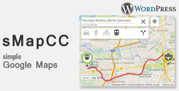 SMapCC – Google Maps Plugin Preview - Rating, Reviews, Demo & Download