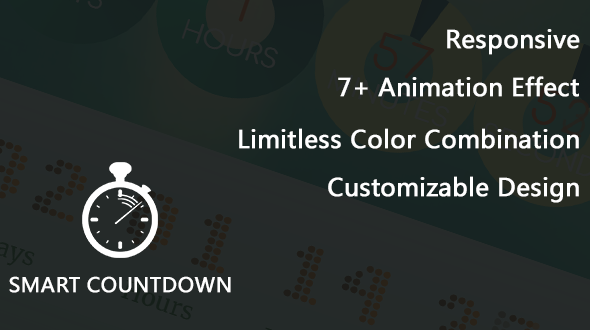 Smart Countdown Timer Plugin Preview - Rating, Reviews, Demo & Download