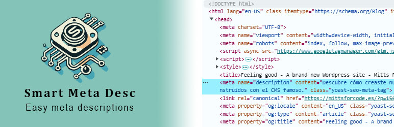 Smart Meta Desc Preview Wordpress Plugin - Rating, Reviews, Demo & Download