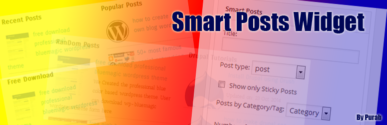 Smart Posts Widget Preview Wordpress Plugin - Rating, Reviews, Demo & Download