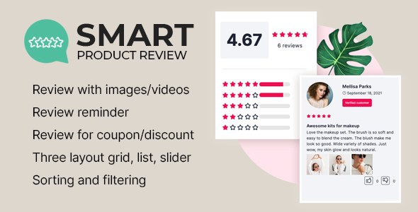 Smart Product Review For WooCommerce Preview Wordpress Plugin - Rating, Reviews, Demo & Download