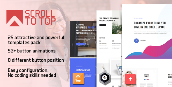 Smart Scroll To Top – Faster And Easier Scroll To Top Plugin For Wordpress Preview - Rating, Reviews, Demo & Download