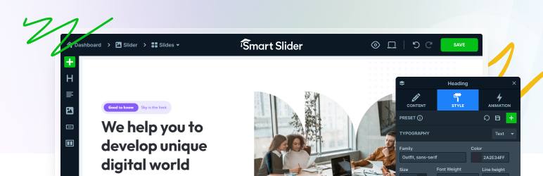 Smart Slider 3 Preview Wordpress Plugin - Rating, Reviews, Demo & Download