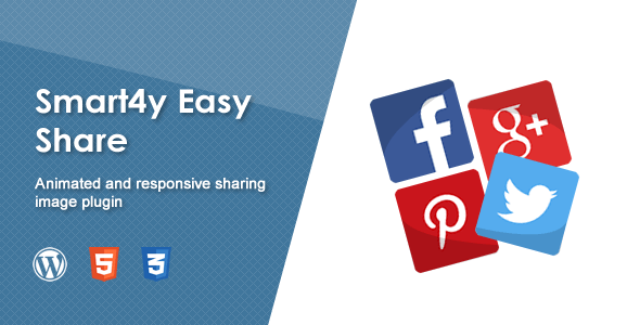 Smart4y Easy Share – Responsive Wordpress Plugin Preview - Rating, Reviews, Demo & Download