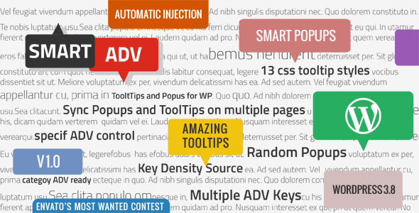 SmartADV – Tooltips, Banners And Popups For WP Preview Wordpress Plugin - Rating, Reviews, Demo & Download